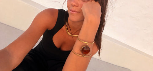 Brazalete marrón