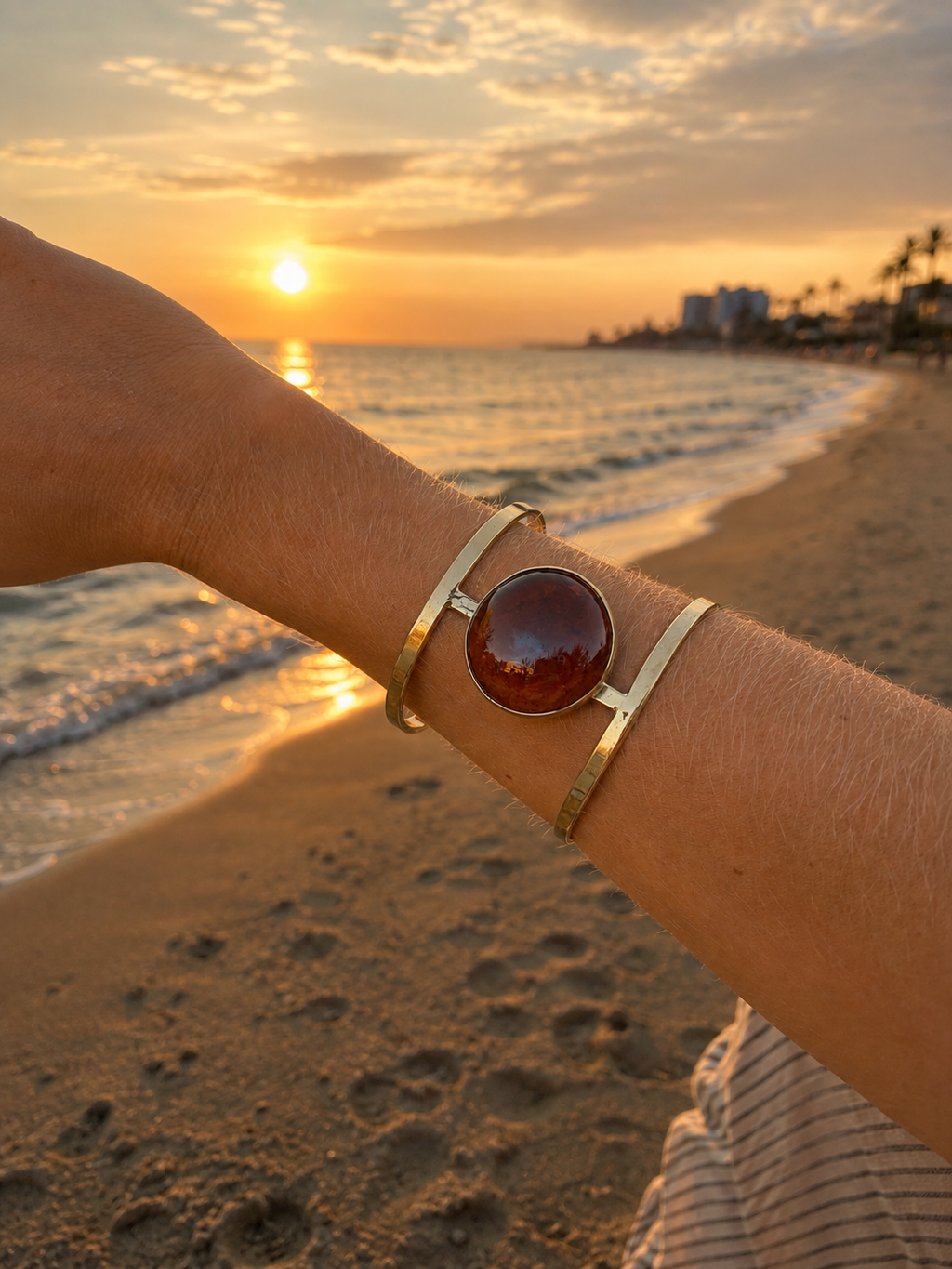 Brazalete marrón
