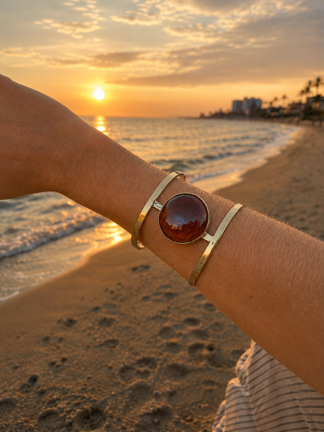 Brazalete marrón